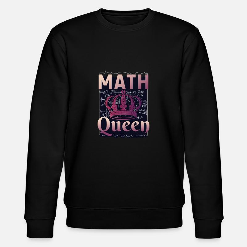 Math Queen - Stanley/Stella CHANGER Unisex Organic Sweatshirt - black