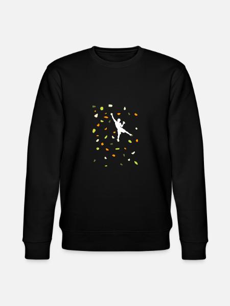 Klatrevæg Klatring Bouldering Klatring - Stanley/Stella økologisk unisex-sweatshirt CHANGER  - sort