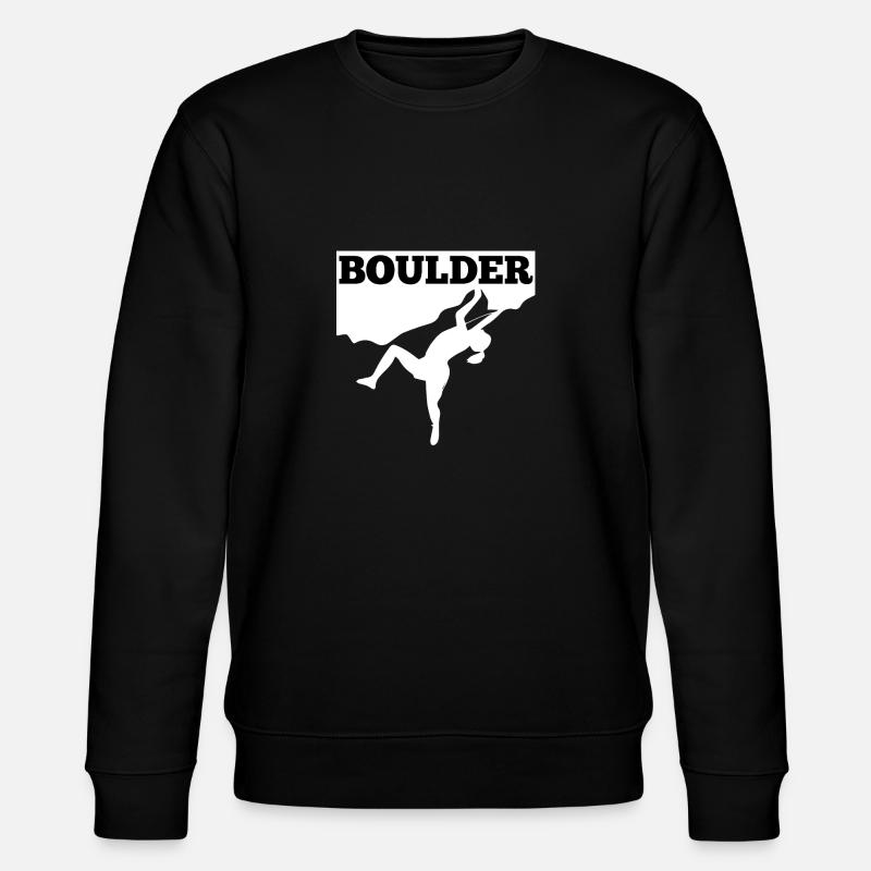 Boulder Escalade Escalade Salle d’escalade - Sweat bio CHANGER Stanley/Stella Unisexe - noir