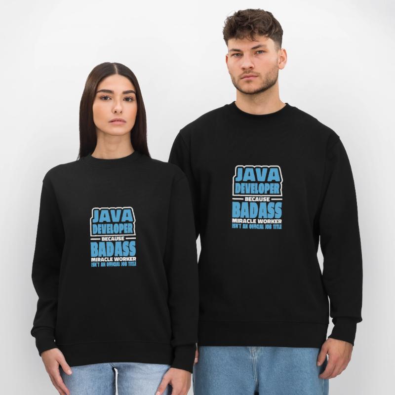 Java Developer Badass Stanley/Stella Unisex Bio-Sweatshirt CHANGER 