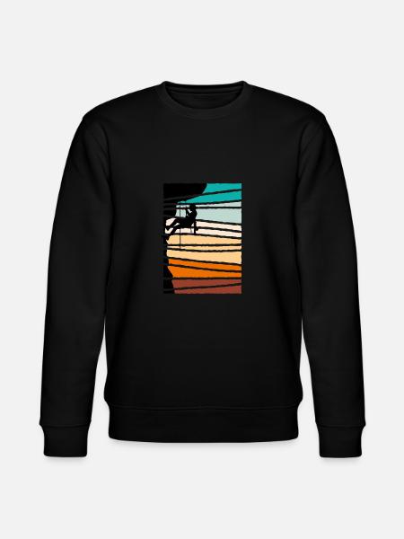 Climbing Rock climbing Mountaineering - Stanley/Stella CHANGER Unisex Organic Sweatshirt - black