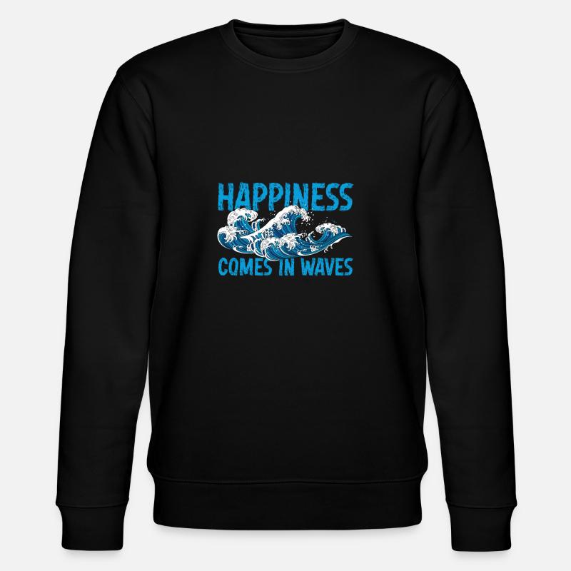 Kite Kiteboarding Kitesurfer cadeau - Sweat bio CHANGER Stanley/Stella Unisexe - noir