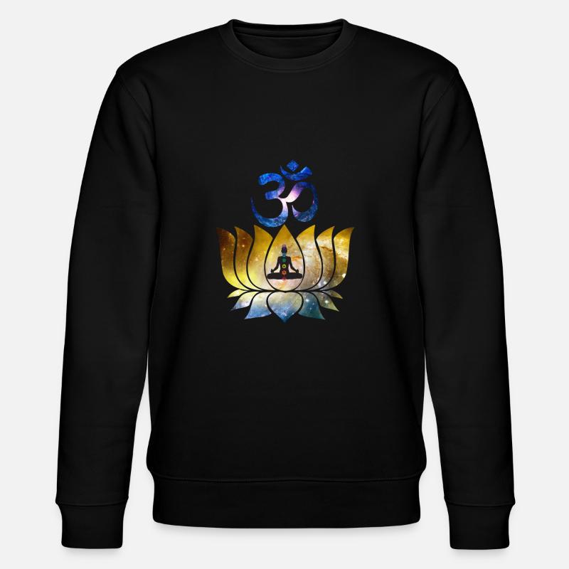 OM SYMBOL MÉDITATION 3 - Sweat bio CHANGER Stanley/Stella Unisexe - noir