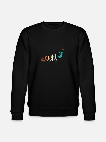 Volleyball serve Evolution Volleyball - Stanley/Stella CHANGER Unisex Organic Sweatshirt - black