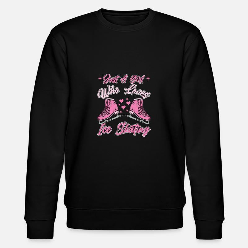 Ice Skate - Stanley/Stella CHANGER Unisex Organic Sweatshirt - black