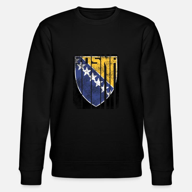 bosna2 - Stanley/Stella CHANGER Unisex Organic Sweatshirt - black