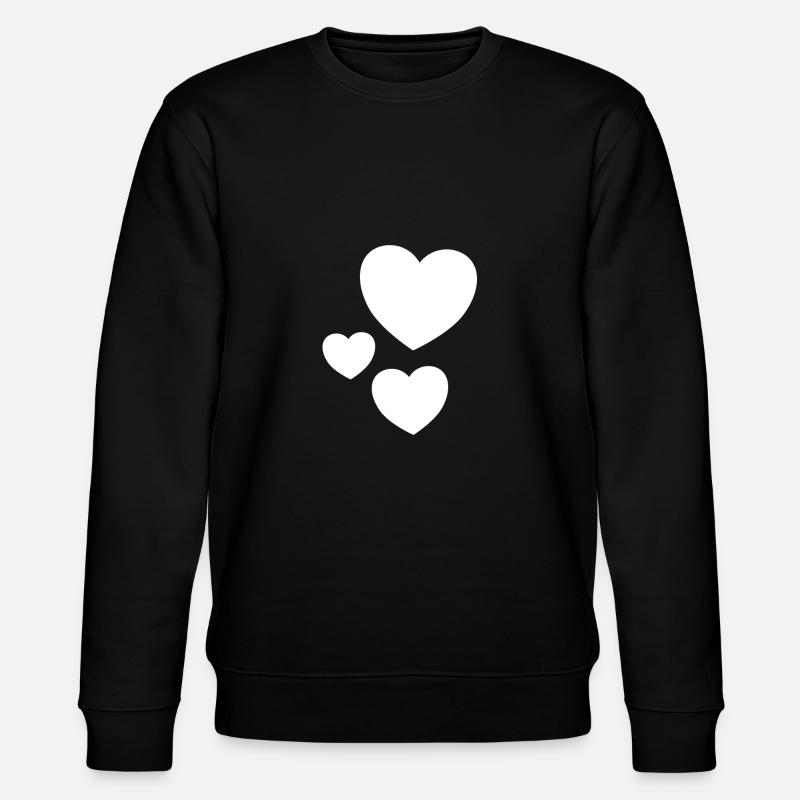 Cœur Coeur - Sweat bio CHANGER Stanley/Stella Unisexe - noir