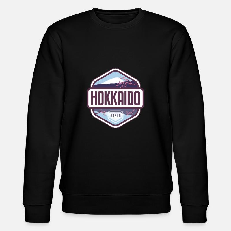 Hokkaido - Japan - Stanley/Stella Unisex Bio-Sweatshirt CHANGER  - Schwarz