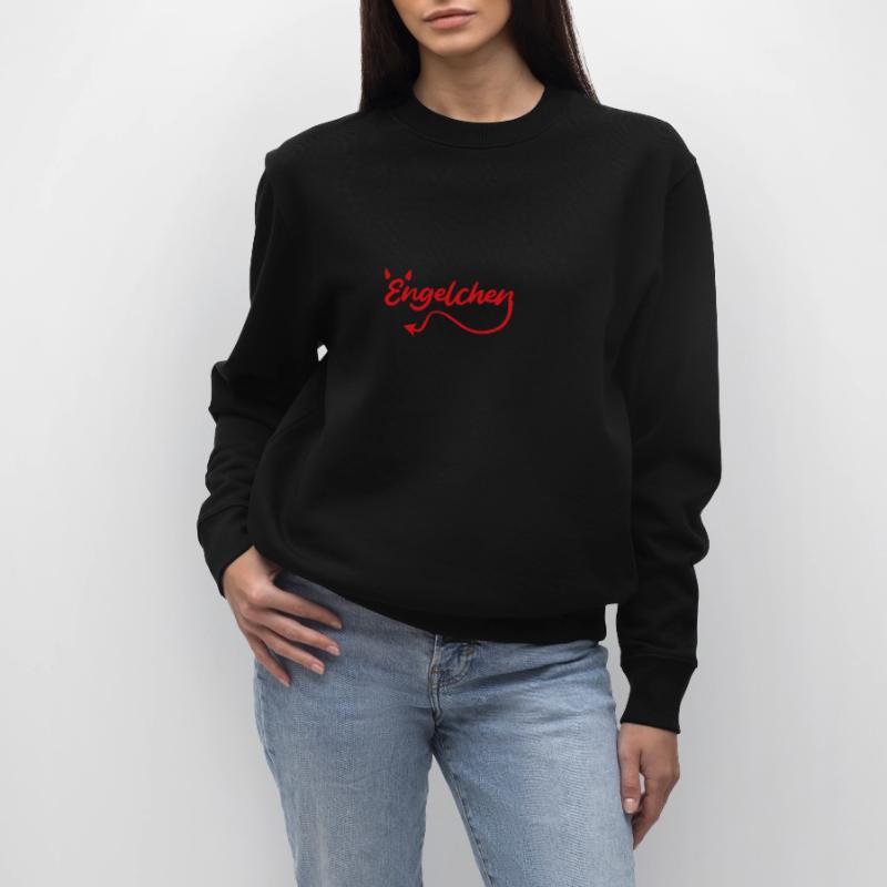Engelchen oder Teufelchen Engel Teufel Stanley/Stella Unisex Bio-Sweatshirt CHANGER 