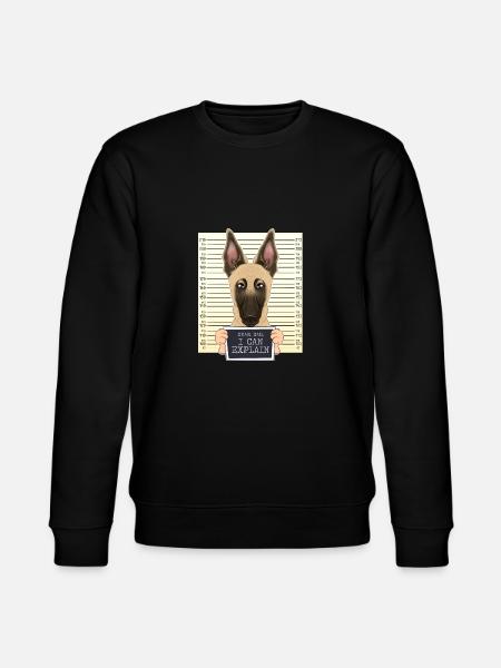 Malinois Dad I Mechelaar Dad I Dad I Can Explain - Stanley/Stella CHANGER Unisex Organic Sweatshirt - black