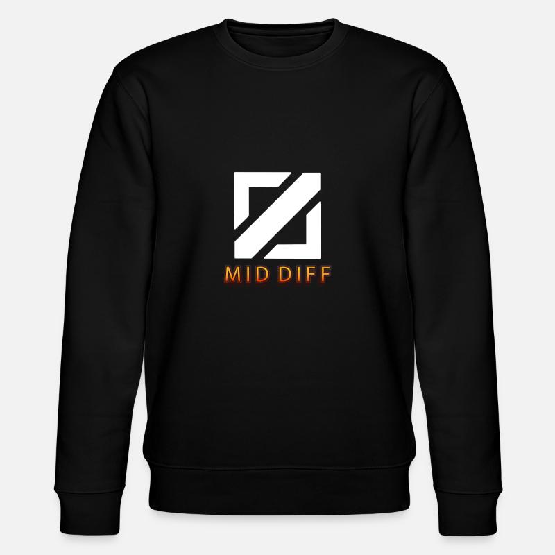 mid diff Tilter tilted gaming - Stanley/Stella Unisex Bio-Sweatshirt CHANGER  - Schwarz