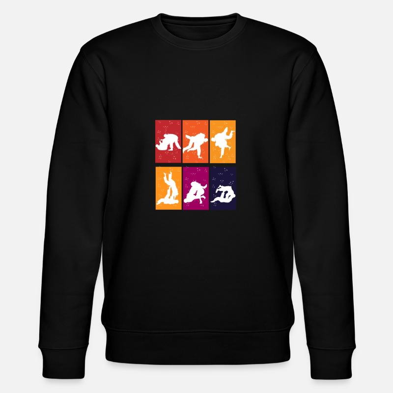 Jiu-Jitsu-T-Shirt - Stanley/Stella Unisex Bio-Sweatshirt CHANGER  - Schwarz