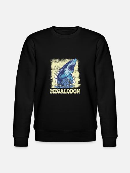 Megalodon - Stanley/Stella CHANGER Unisex Organic Sweatshirt - black