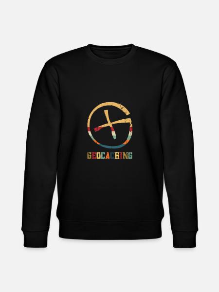 Geocaching Target Cross | Geocaching - Stanley/Stella CHANGER Unisex Organic Sweatshirt - black