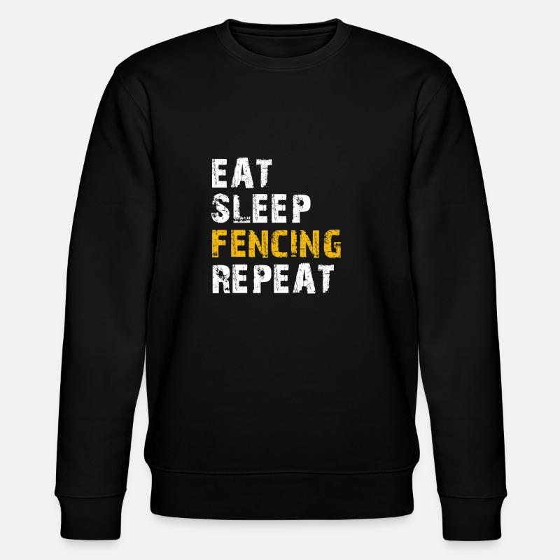 manger du sommeil Clôture - Sweat bio CHANGER Stanley/Stella Unisexe - noir