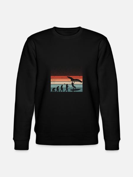 Retro Wing Foil Wing Surfer - Sweat bio CHANGER Stanley/Stella Unisexe - noir