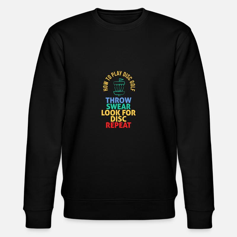 Comment jouer au Disc Golf - Sweat bio CHANGER Stanley/Stella Unisexe - noir