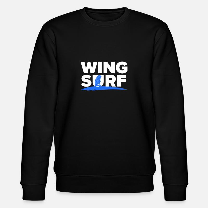 Wing Surf Wing Foil Wingsurf - Sweat bio CHANGER Stanley/Stella Unisexe - noir