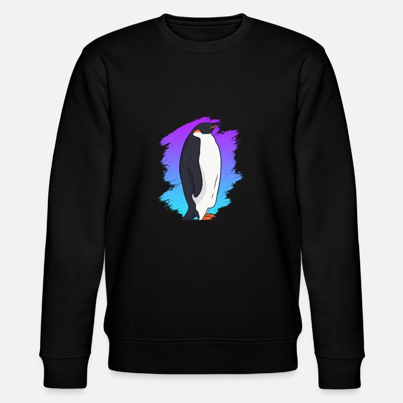 Pingouin Roi Pingouin - Sweat bio CHANGER Stanley/Stella Unisexe - noir