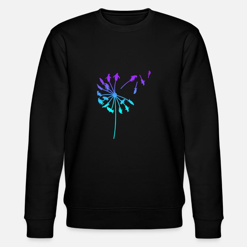 Pingouin Pissenlit Pissenlit Art Moderne - Sweat bio CHANGER Stanley/Stella Unisexe - noir