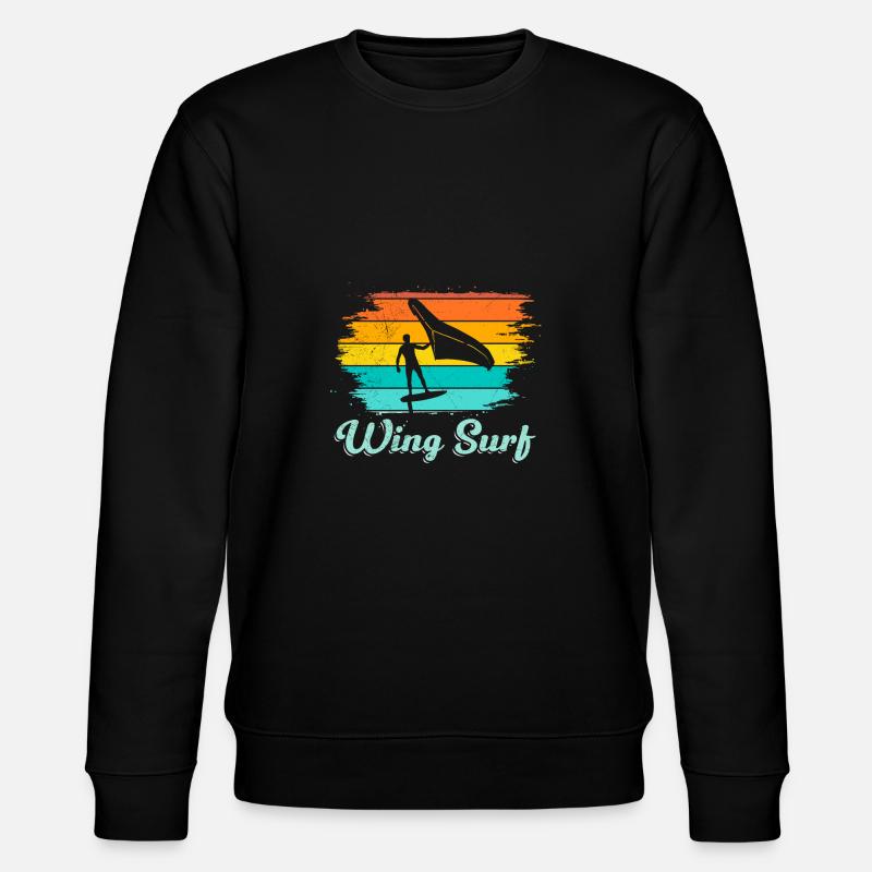 Wing Surf - Stanley/Stella Unisex Bio-Sweatshirt CHANGER  - Schwarz