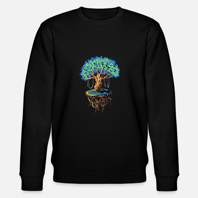 Baumleben - Stanley/Stella Unisex Bio-Sweatshirt CHANGER  - Schwarz