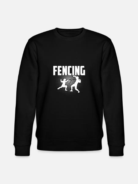 Fencing Fencing Fencing Mask - Stanley/Stella CHANGER Unisex Organic Sweatshirt - black