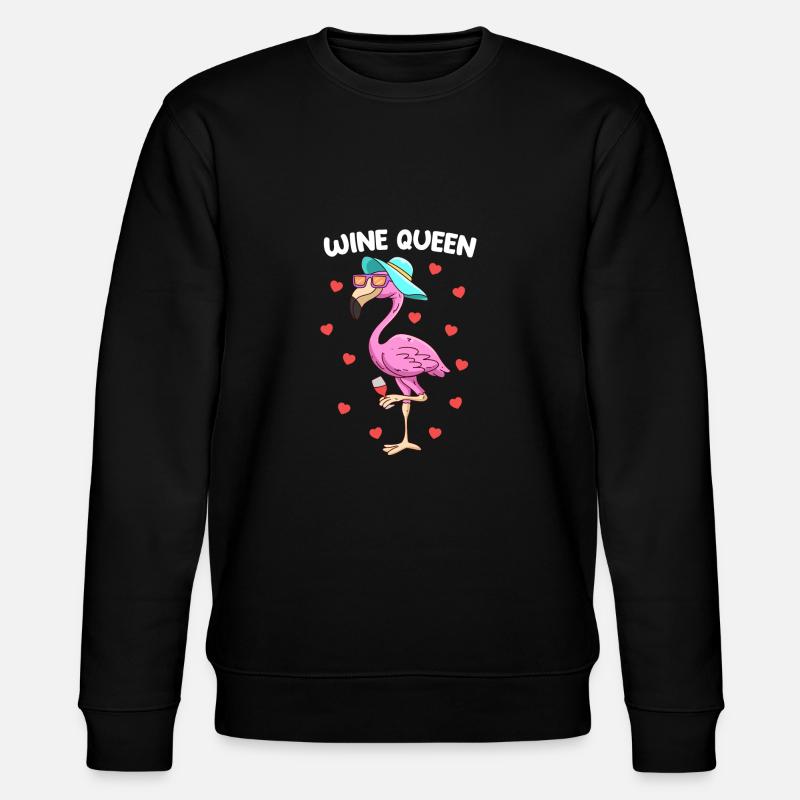 Wine Queen Wine Drinker Dames - Sweat bio CHANGER Stanley/Stella Unisexe - noir
