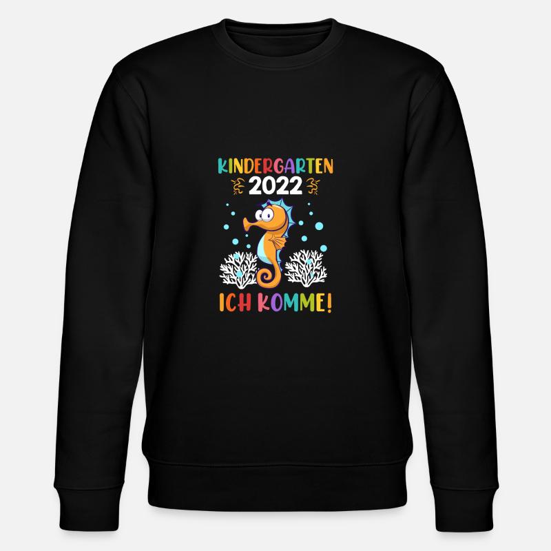 Kindergarten 2022 Kindergartenkind - Stanley/Stella Unisex Bio-Sweatshirt CHANGER  - Schwarz