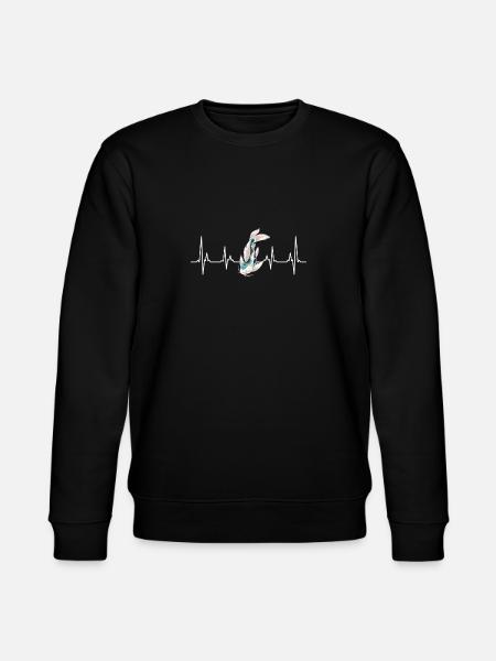 Koi Karpfen Fischteich Gartenteich - Stanley/Stella Unisex Bio-Sweatshirt CHANGER - Schwarz