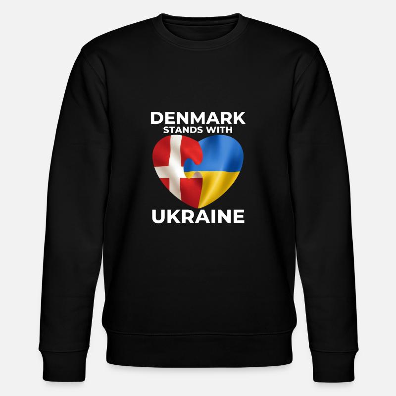 Le Danemark soutient l’Ukraine - Sweat bio CHANGER Stanley/Stella Unisexe - noir