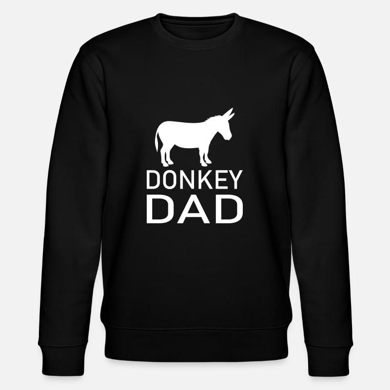 Esel d’âne - Sweat bio CHANGER Stanley/Stella Unisexe - noir