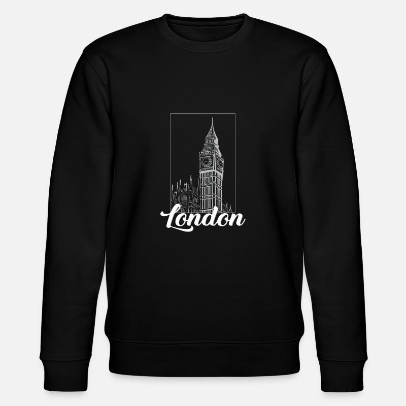 London - Stanley/Stella Unisex Bio-Sweatshirt CHANGER  - Schwarz