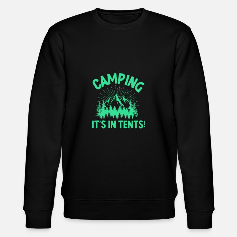 Camping Ses Tentes - Sweat bio CHANGER Stanley/Stella Unisexe - noir