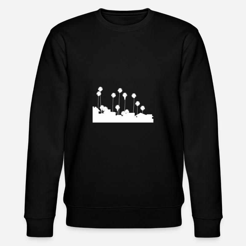 Palmiers - Sweat bio CHANGER Stanley/Stella Unisexe - noir