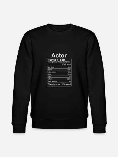 Actor nutrition facts - Stanley/Stella Unisex Bio-Sweatshirt CHANGER  - Schwarz