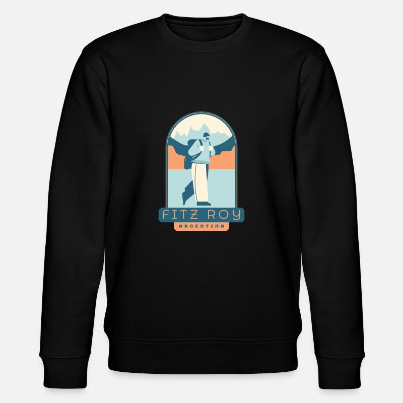 Fitz Roy Trek – Argentine - Sweat bio CHANGER Stanley/Stella Unisexe - noir