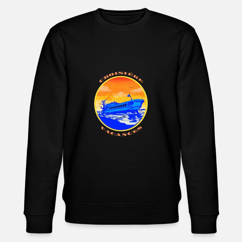 CROISIÈRE VACANCES - Sweat bio CHANGER Stanley/Stella Unisexe - noir