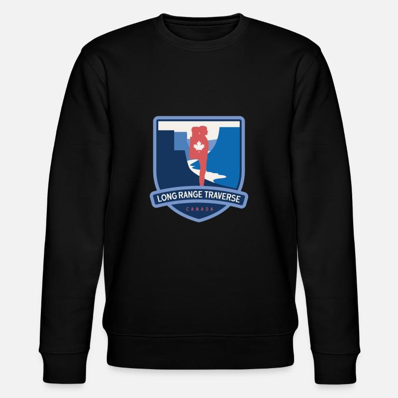 Long Range Traverse – Canada - Stanley/Stella CHANGER Unisex Organic Sweatshirt - black