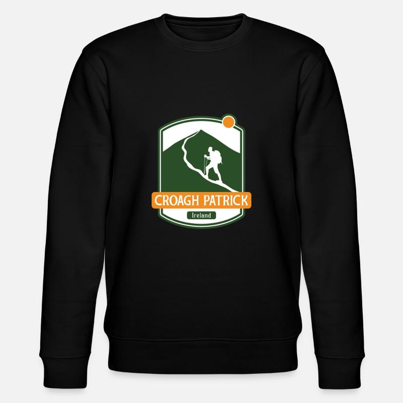 Croagh Patrick - Irlande - Sweat bio CHANGER Stanley/Stella Unisexe - noir