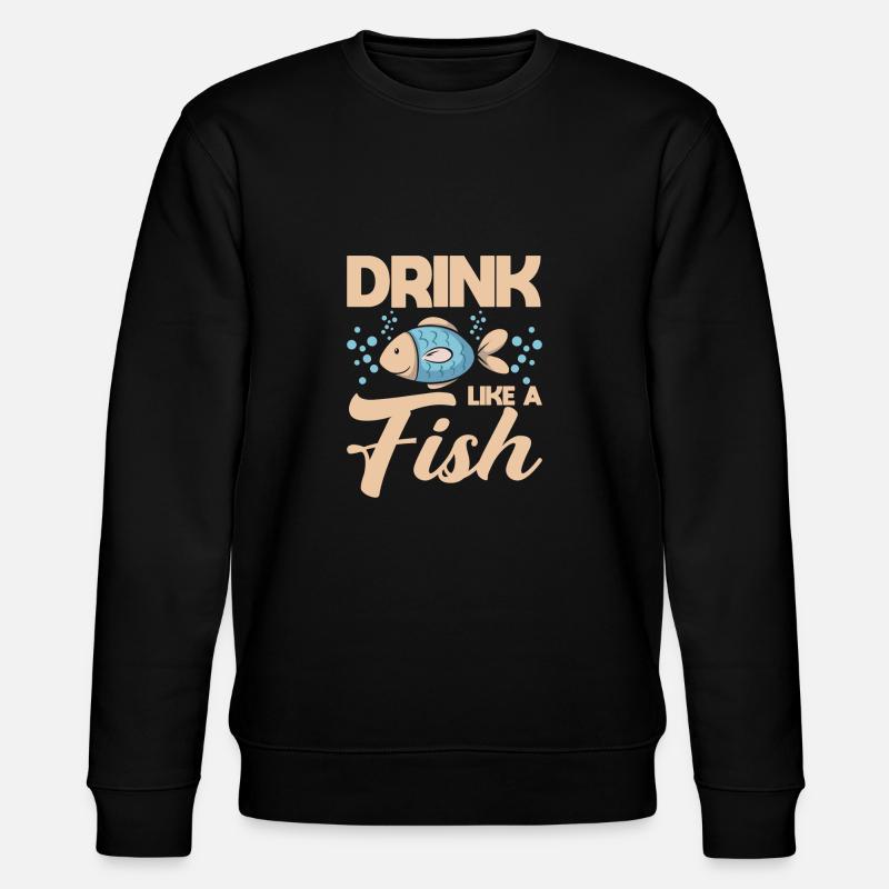 Fisch-SIP - Stanley/Stella Unisex Bio-Sweatshirt CHANGER - Schwarz
