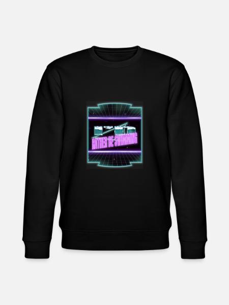 swimming trunks athlete triathlete - Stanley/Stella CHANGER Unisex Organic Sweatshirt - black