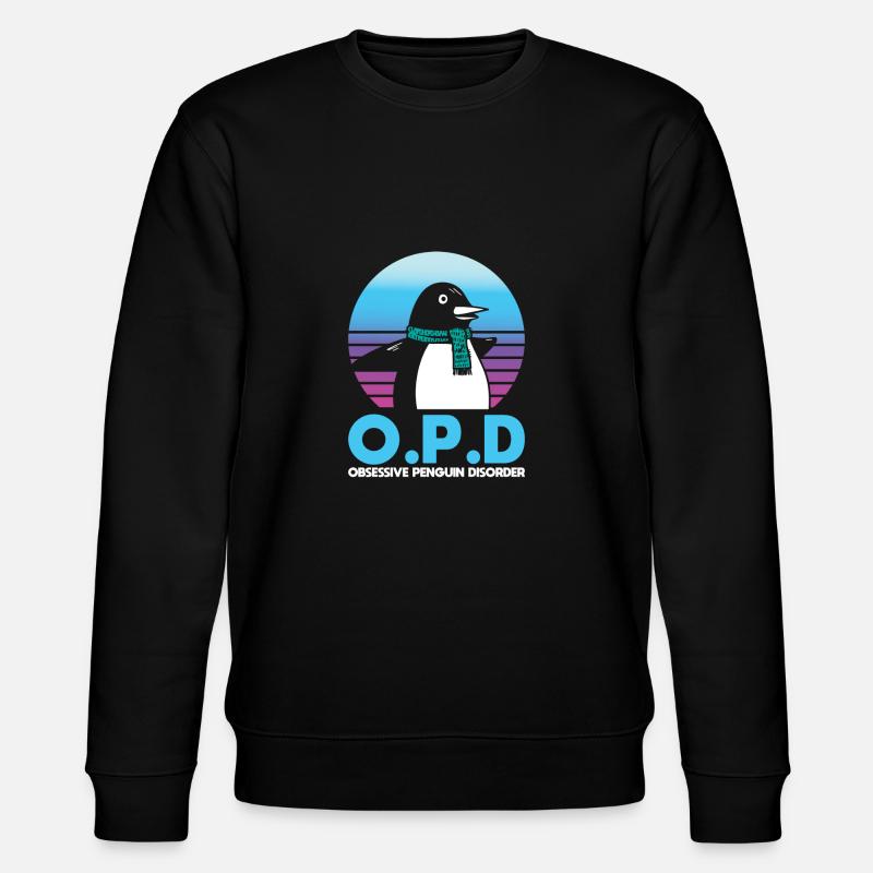 Pinguinstörung - Stanley/Stella Unisex Bio-Sweatshirt CHANGER - Schwarz