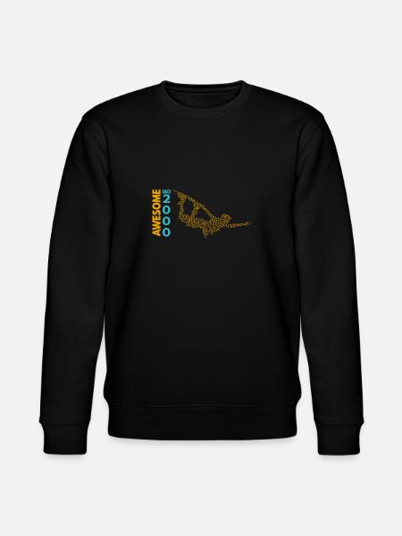 Awesome since 2000. Wakeboard Lifestyle - Stanley/Stella CHANGER Unisex Organic Sweatshirt - black