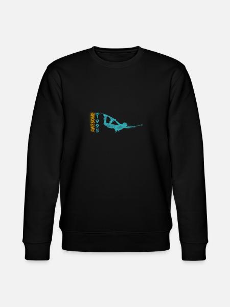 Awesome since 1995. Wakeboard Lifestyle - Stanley/Stella CHANGER Unisex Organic Sweatshirt - black
