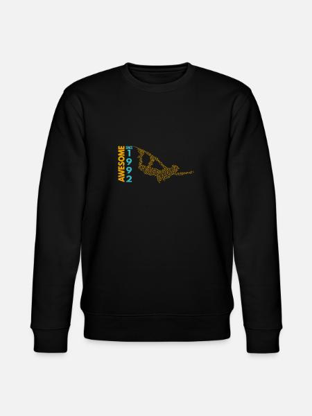 Awesome since 1992. Wakeboard Lifestyle - Stanley/Stella CHANGER Unisex Organic Sweatshirt - black