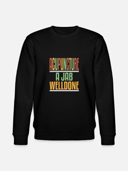 Acupuncture Jab Welldone - Stanley/Stella CHANGER Unisex Organic Sweatshirt - black
