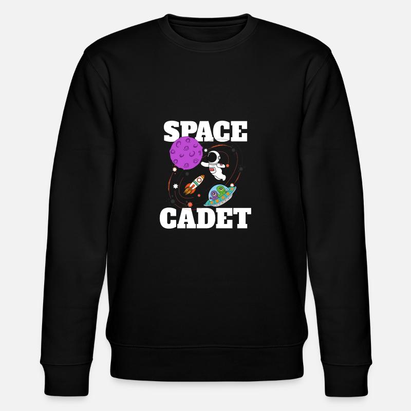 Astronaut Space Gadet Planet Galaxy - Stanley/Stella Unisex Bio-Sweatshirt CHANGER  - Schwarz