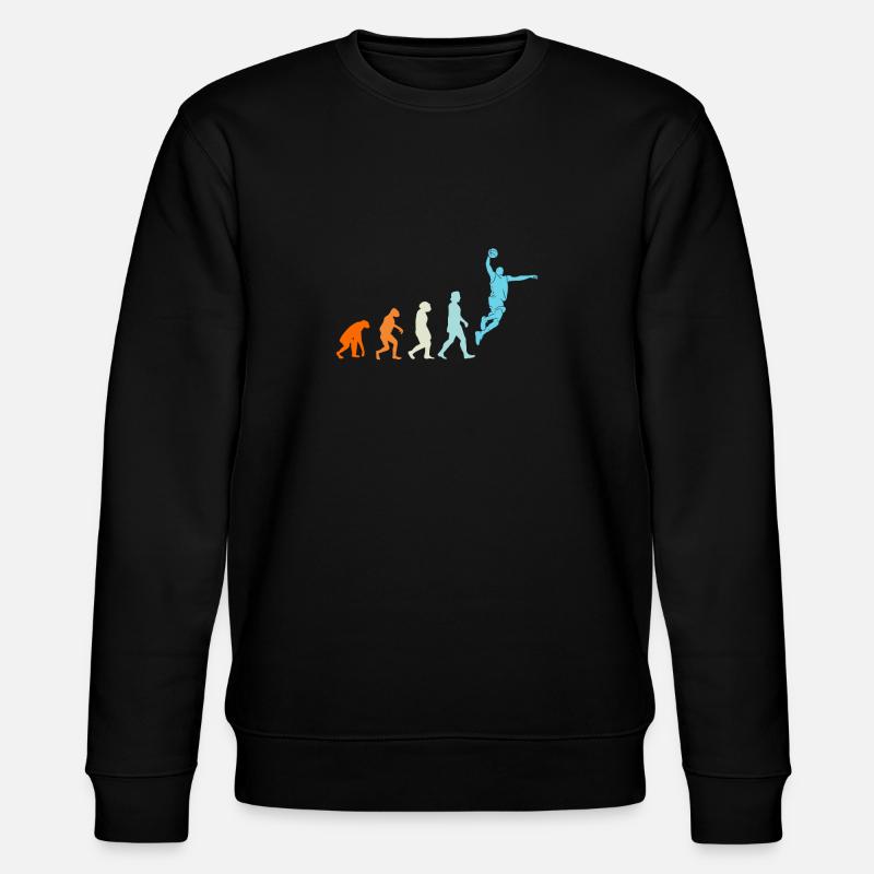 Joueur de basket-ball Basketball Evolution - Sweat bio CHANGER Stanley/Stella Unisexe - noir