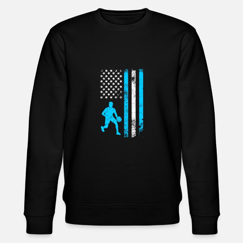 Usa Basketteur US Basketball - Sweat bio CHANGER Stanley/Stella Unisexe - noir